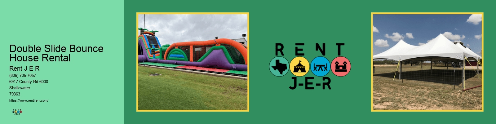 Double Slide Bounce House Rental