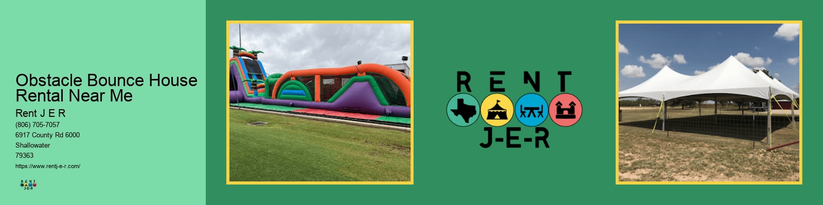 Obstacle Bounce House Rental Near Me